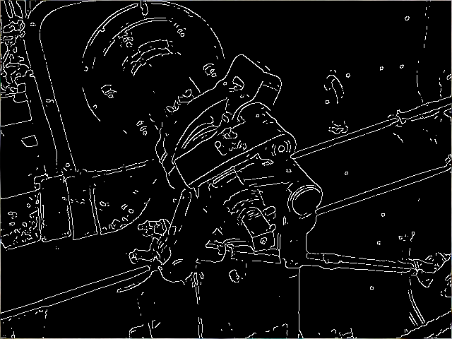 Edge detection using Canny algorithm in python